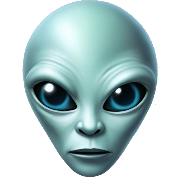 a high alien emoji