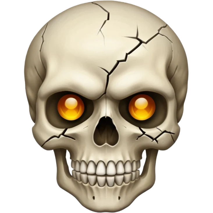 Dangerous skull emoji