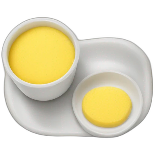 milk glass accompanied with polenta emoji