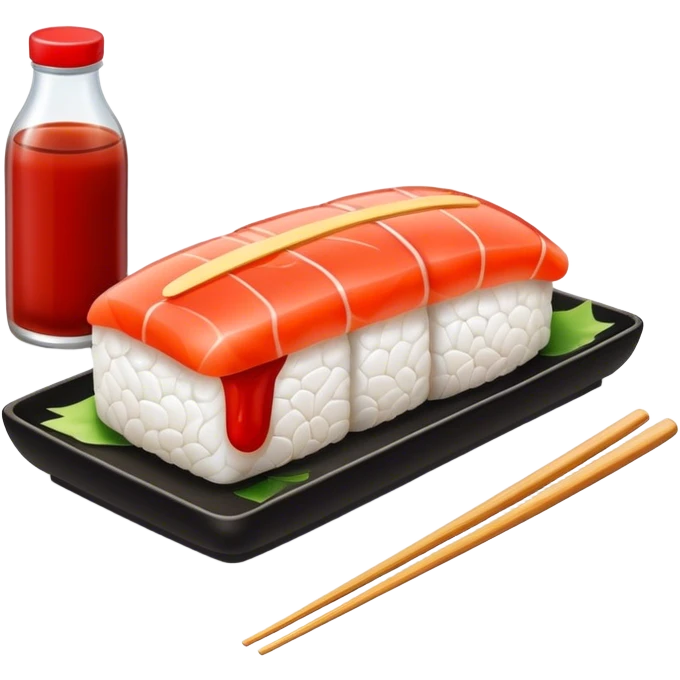 A Sushi With Ketchup  emoji