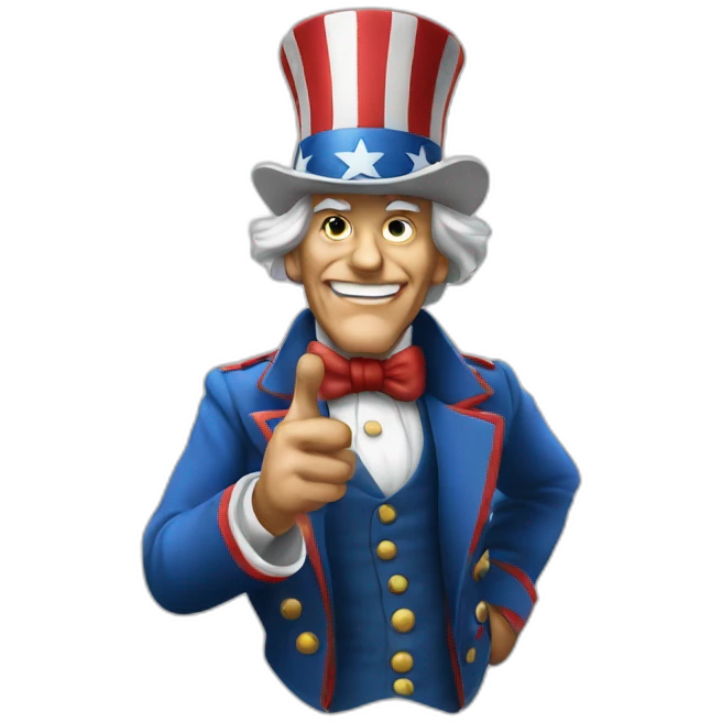 uncle sam pointing forward emoji