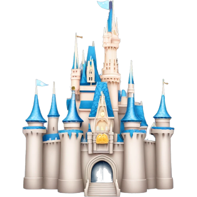 Cinderella castle Disney world emoji