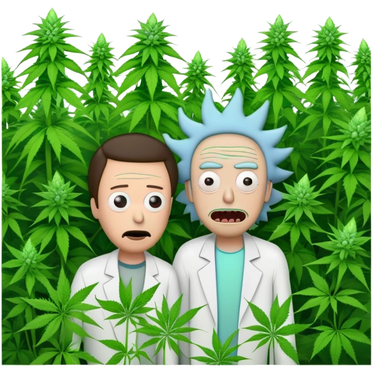 Вселенная рик и морти где растет марихуанна emoji