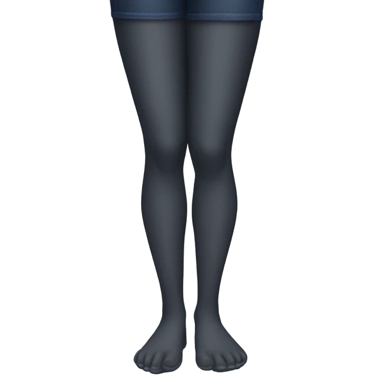Woman legs at camera emoji