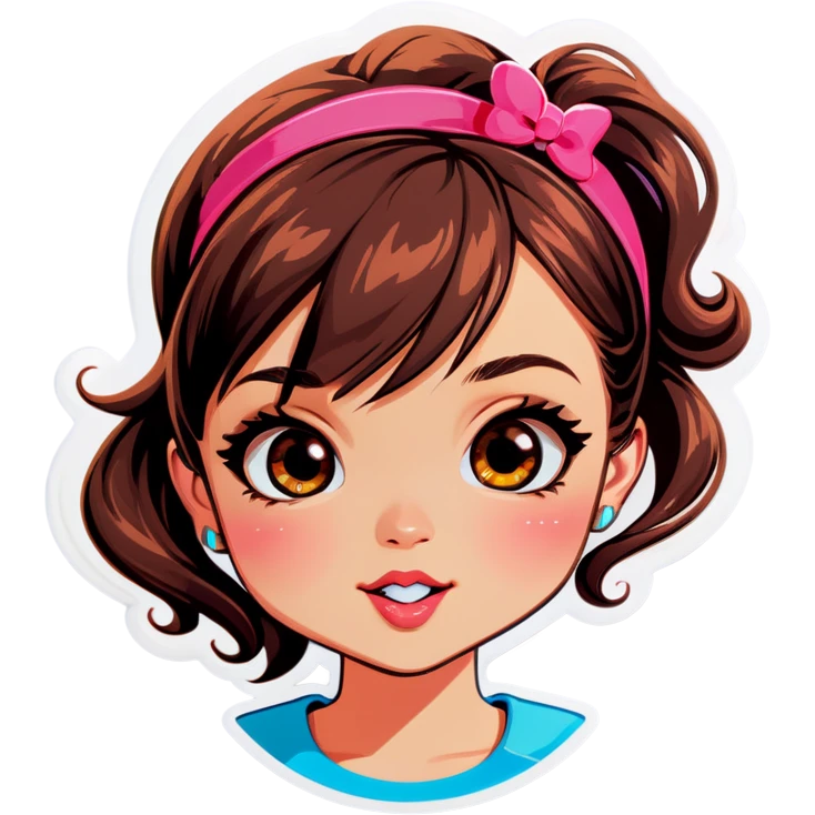 sassy girl face emoji