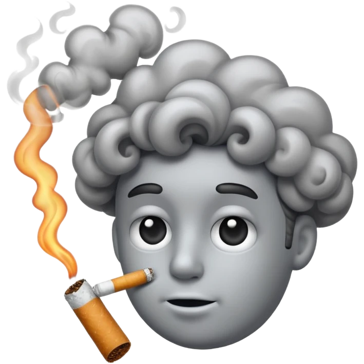 Cigarette smoking emoji