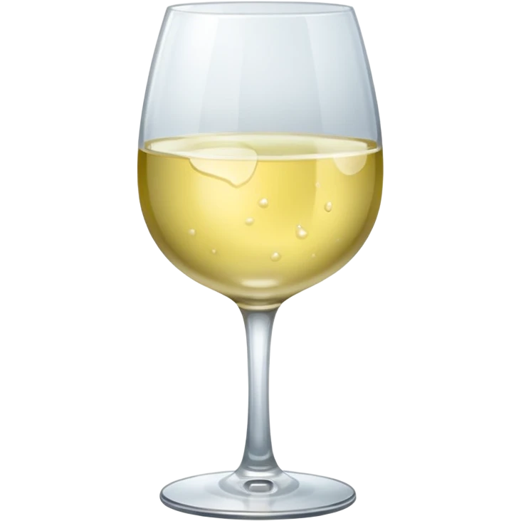 glass of white wine  emoji