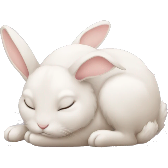 rabbit sleep emoji