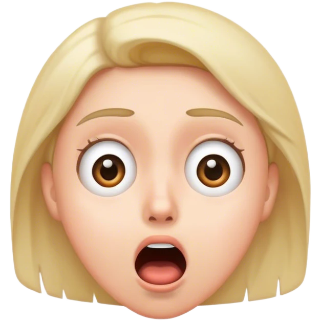 shocked face emoji