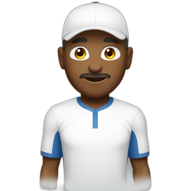 Tennismen White emoji