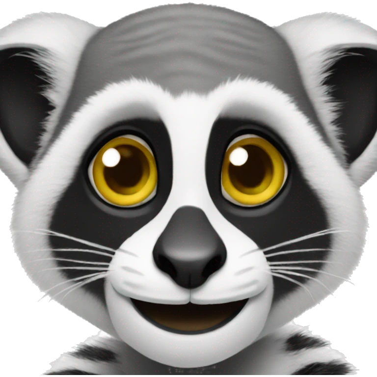 A lemur emoji
