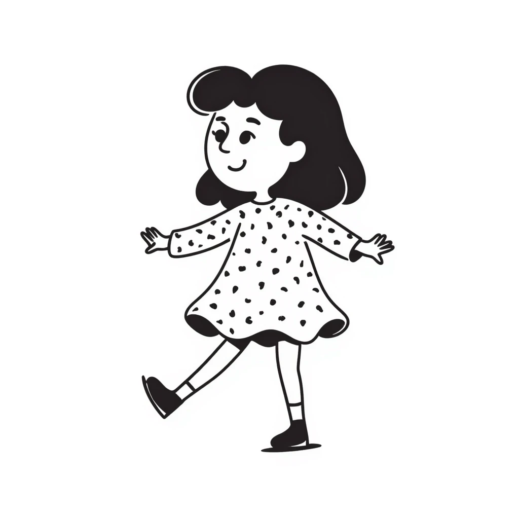 cute girl with brown hair emoji