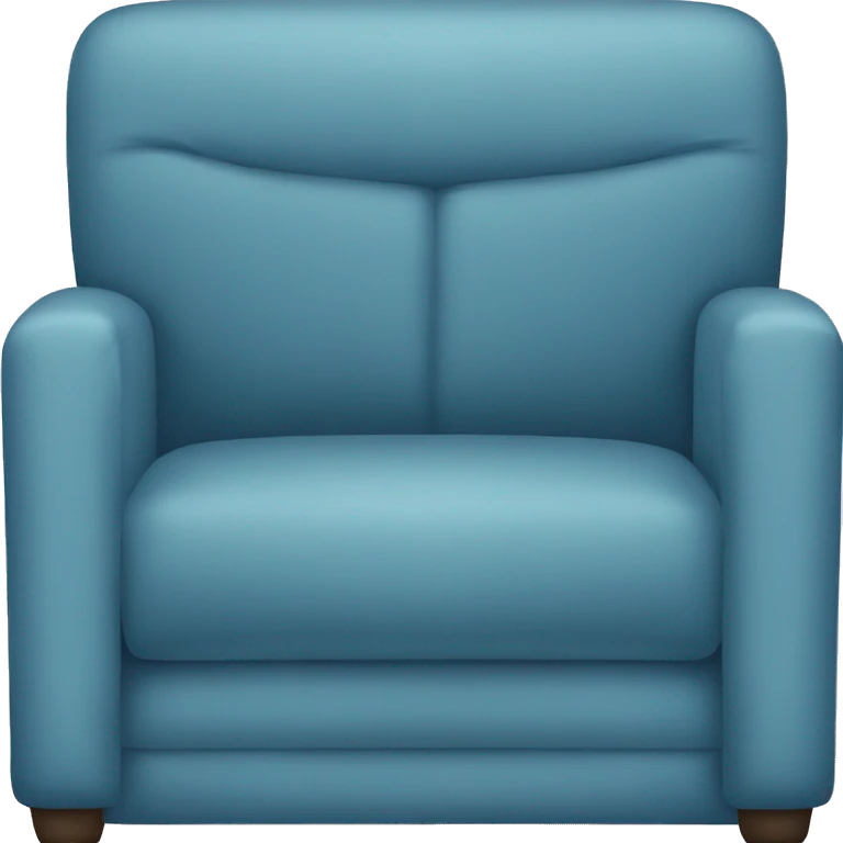 blue couch chair emoji