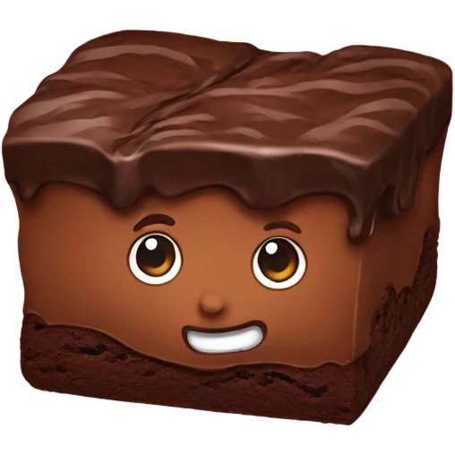 Brownie emoji