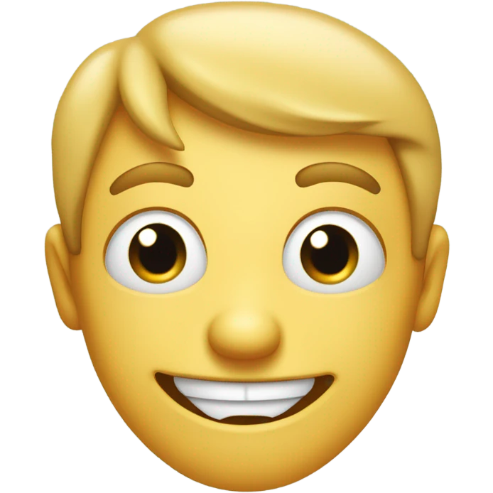 Smiley face pointing the finger  emoji