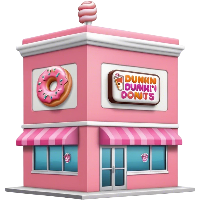 Dunkin’ donuts building emoji