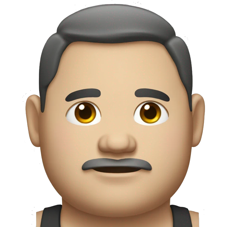 Fat man emoji