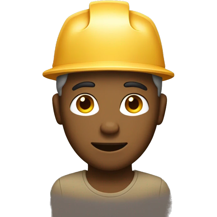 guy with skin color white, with a bucket on head color gold emoji
