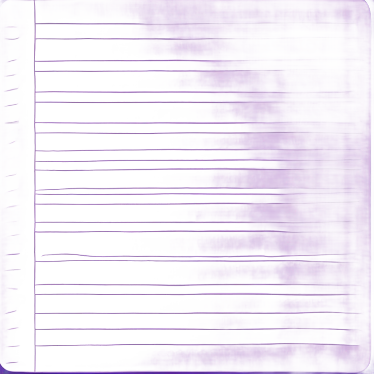 Blank Purple List emoji