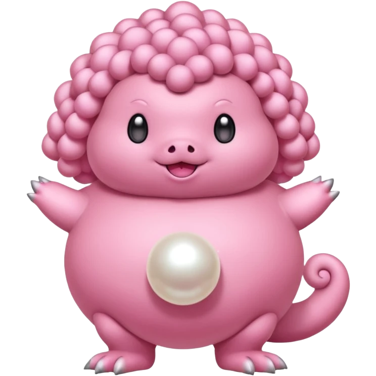 Spoink -Fakémon-hybrid-creature (full body)  emoji