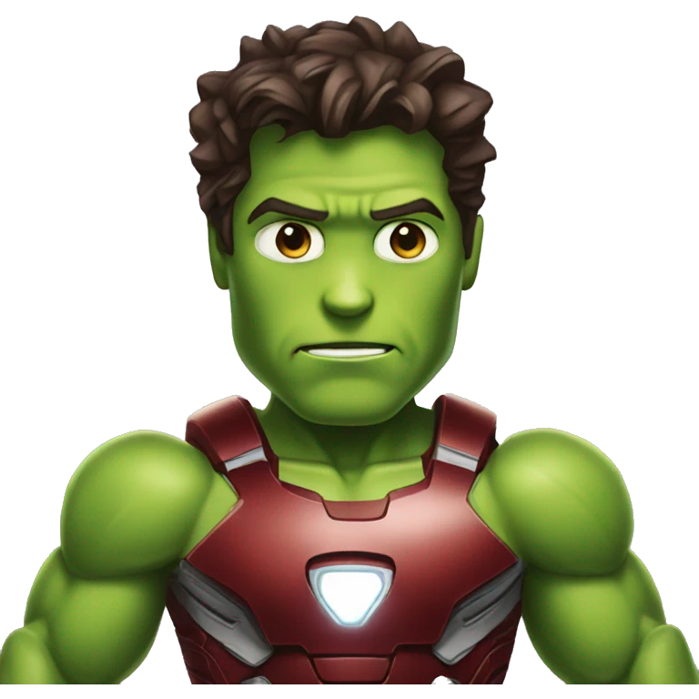 ironman in hulk mode emoji