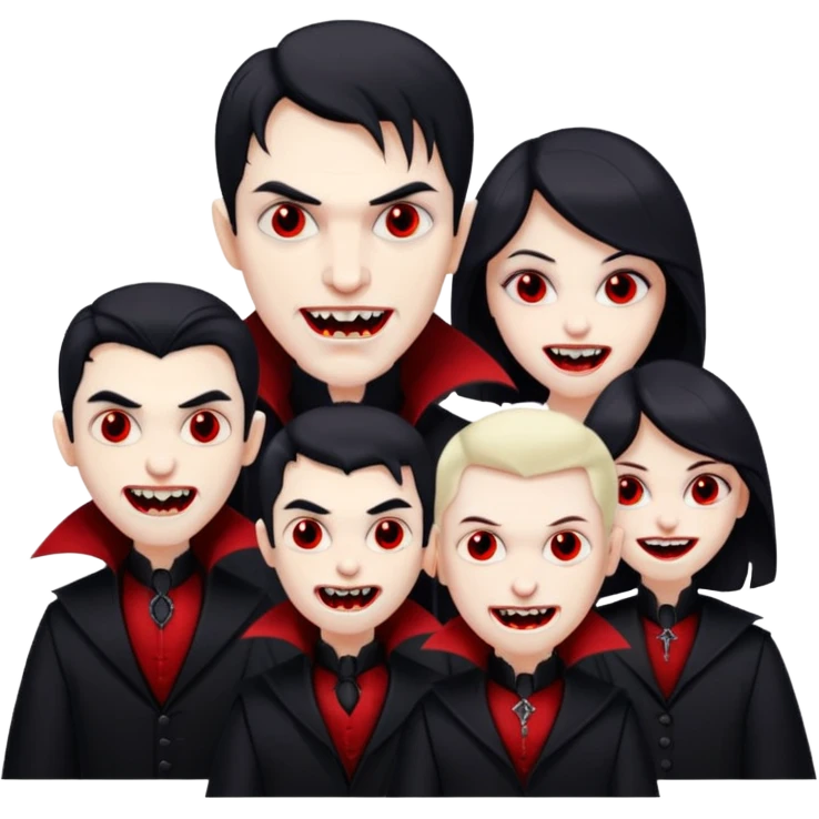vampire family  emoji