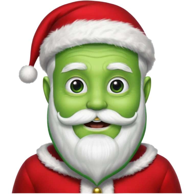 Alien man santa 
   emoji