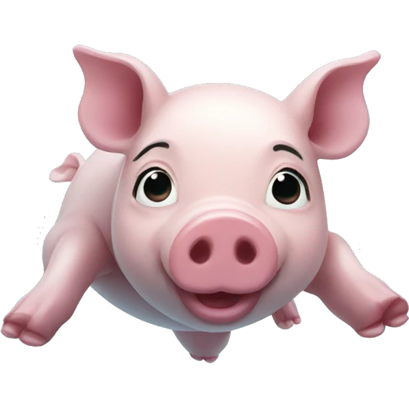 swimming piglet emoji