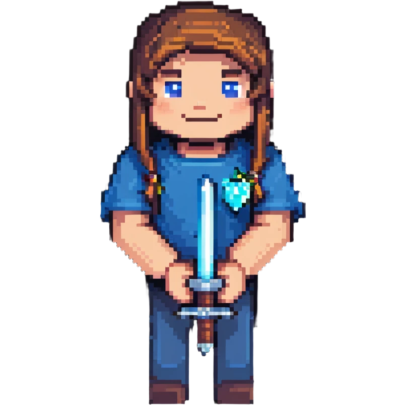 Garetr Garrison from Minecraft movie emoji