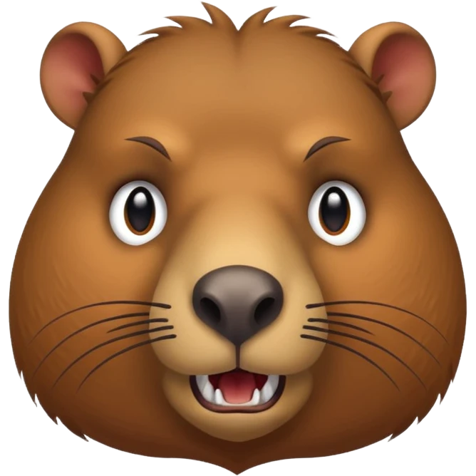 angry capybara emoji