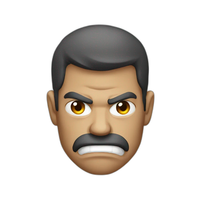 Angry humain  emoji