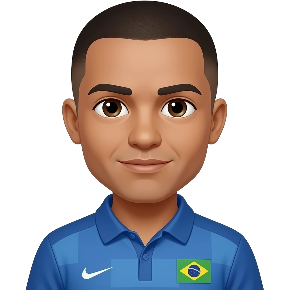 brasileiro, bahiano, cabelo raspadinho, emoji