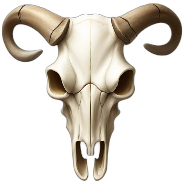 longhorn skull emoji