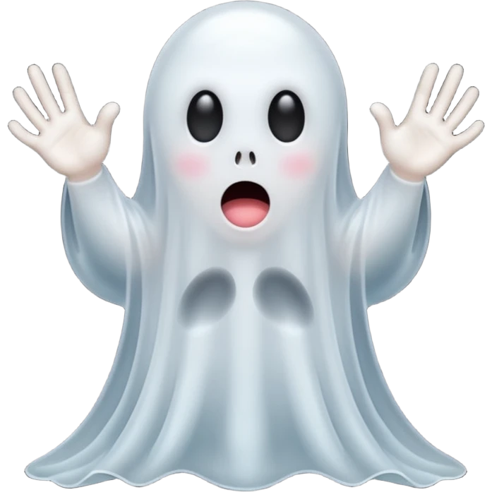 Ghost with boner emoji