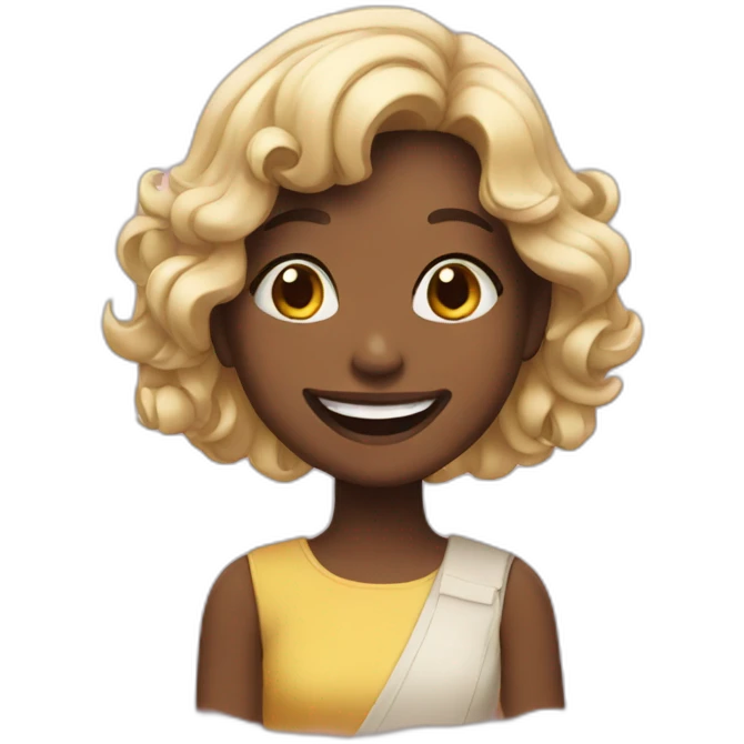 happiness girl emoji