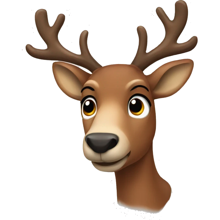 reindeer emoji
