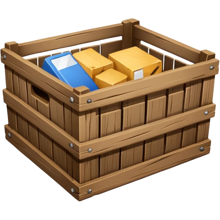 A supply drop or crate  emoji