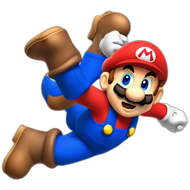 mario jumping emoji