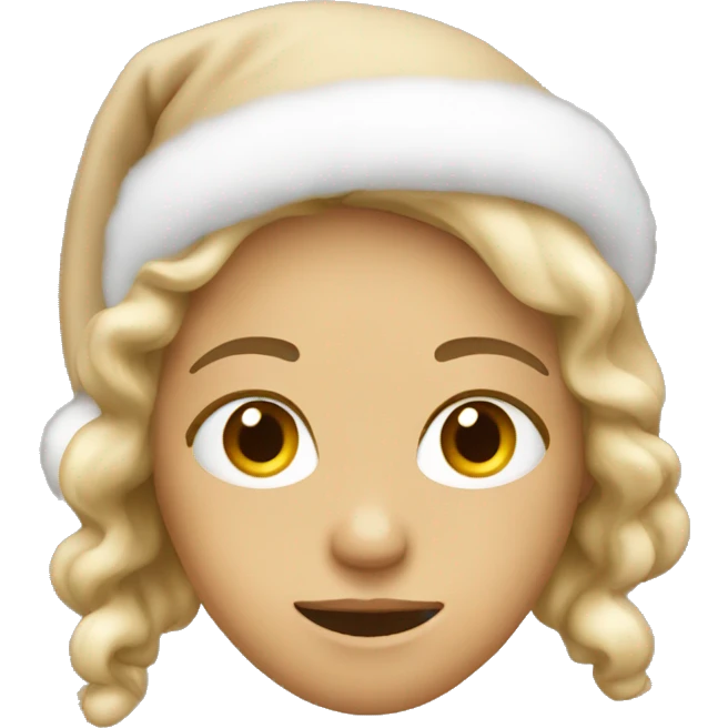 Christmas beige emoji
