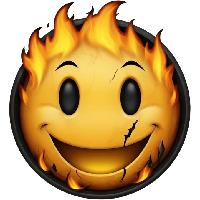 Smiley électrocuté emoji