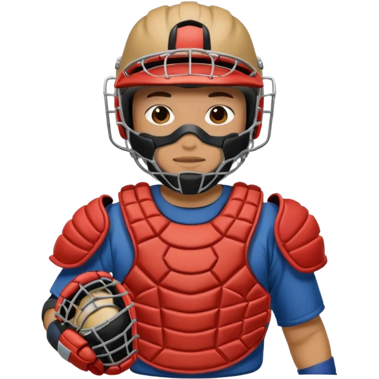 Baseball catcher emoji