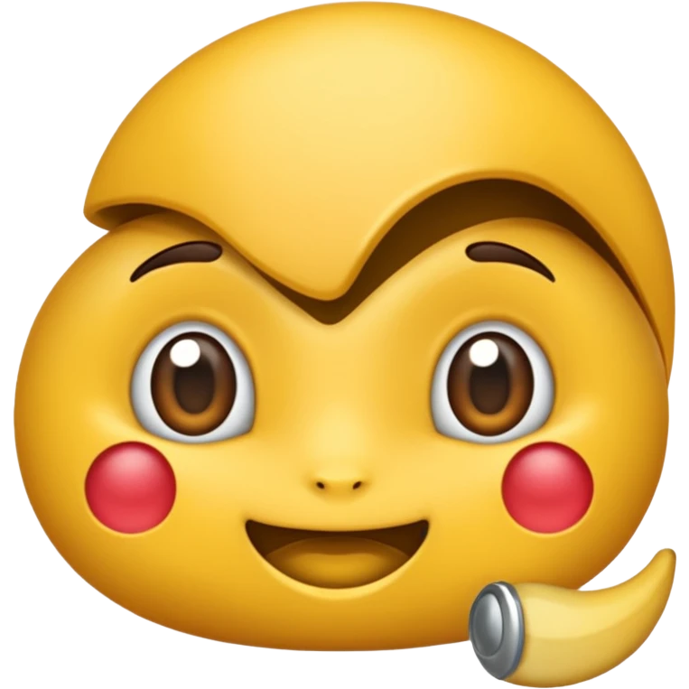 бокал коньяка без соломинки emoji
