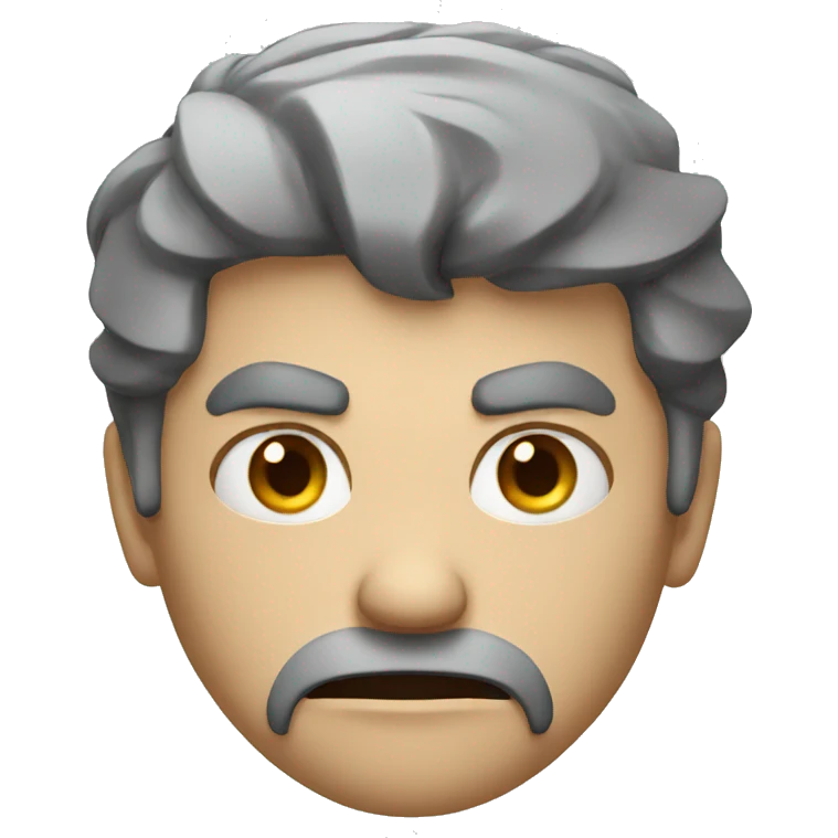 Man angry emoji