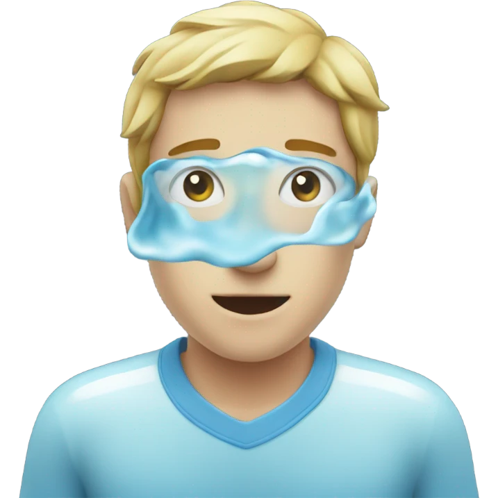 human with water emoji