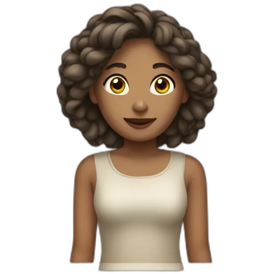 Femme à poil emoji