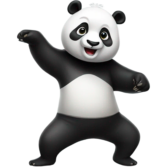 Panda dancing emoji