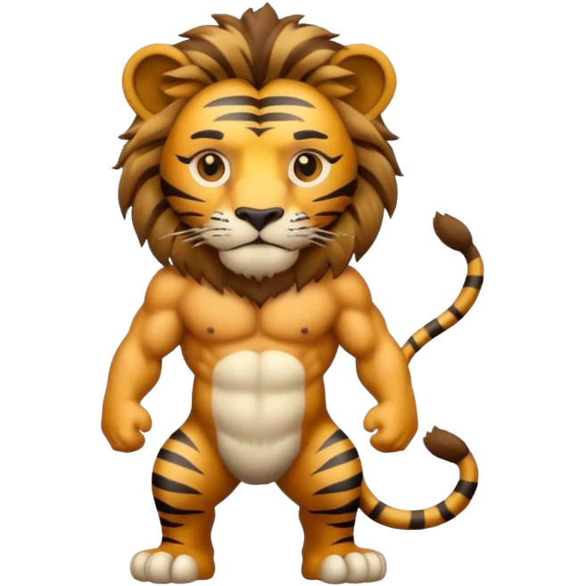 Lion Tiger Fusion emoji