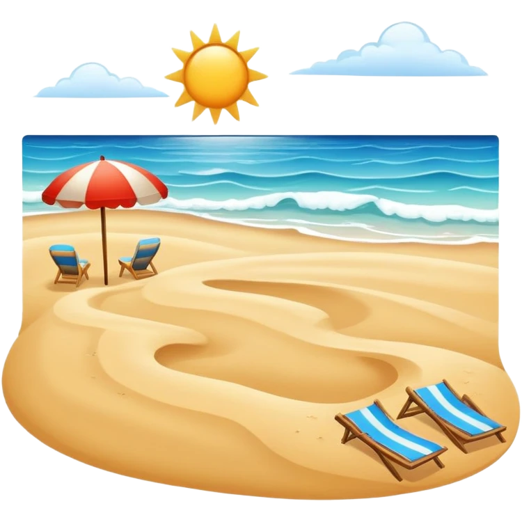 Beach  emoji