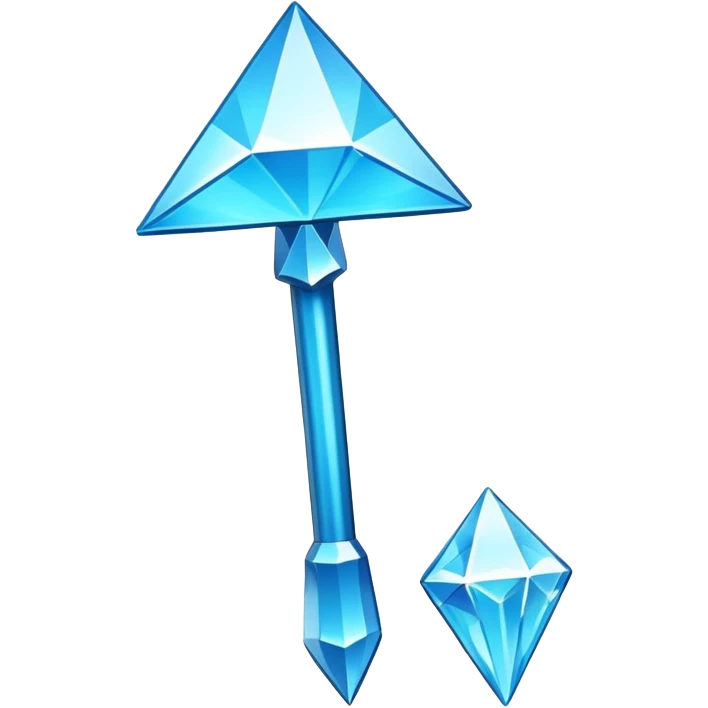 Minecraft diamond hoe emoji