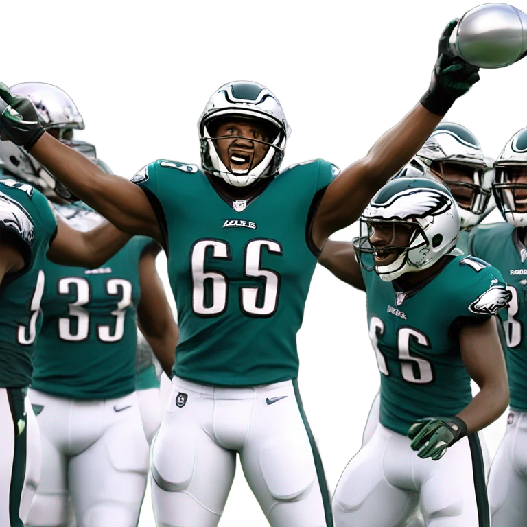 Eagles winning the Super Bowl  emoji